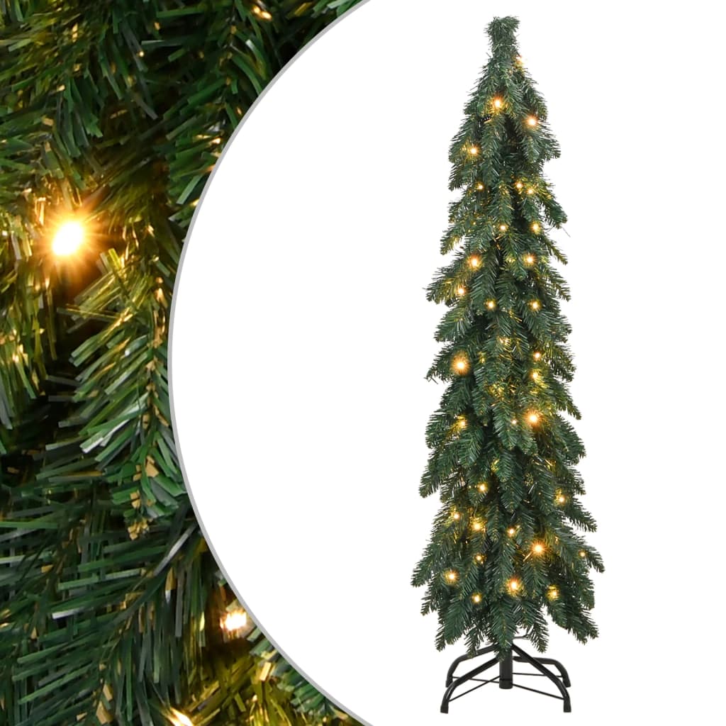 vidaXL Artificial Pre-lit Christmas Tree with 60 LEDs 120 cm