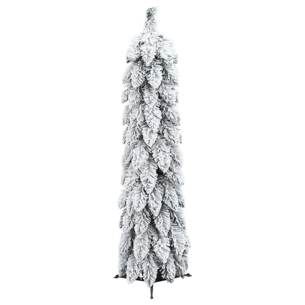 vidaXL Artificial Pre-lit Christmas Tree with 30 LEDs and Flocked Snow 60 cm