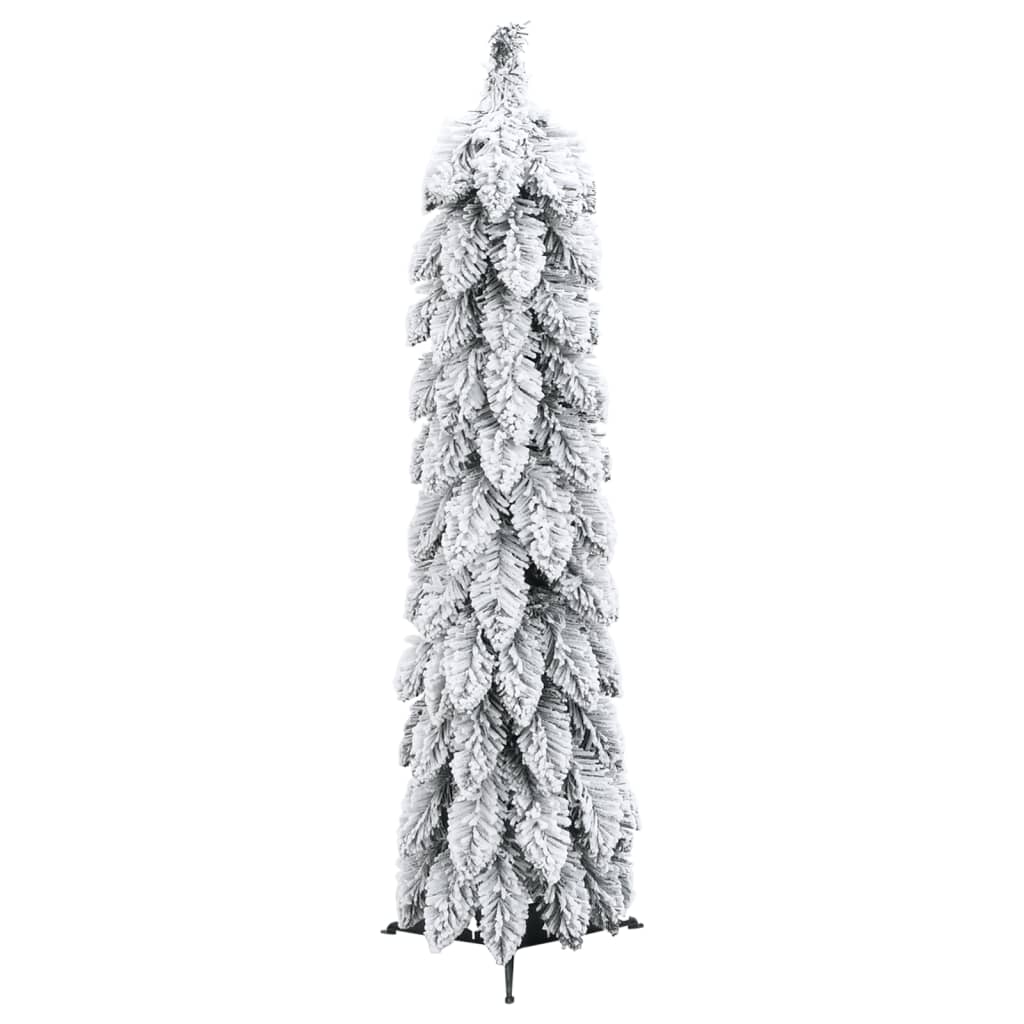 vidaXL Artificial Pre-lit Christmas Tree with 45 LEDs and Flocked Snow 90 cm