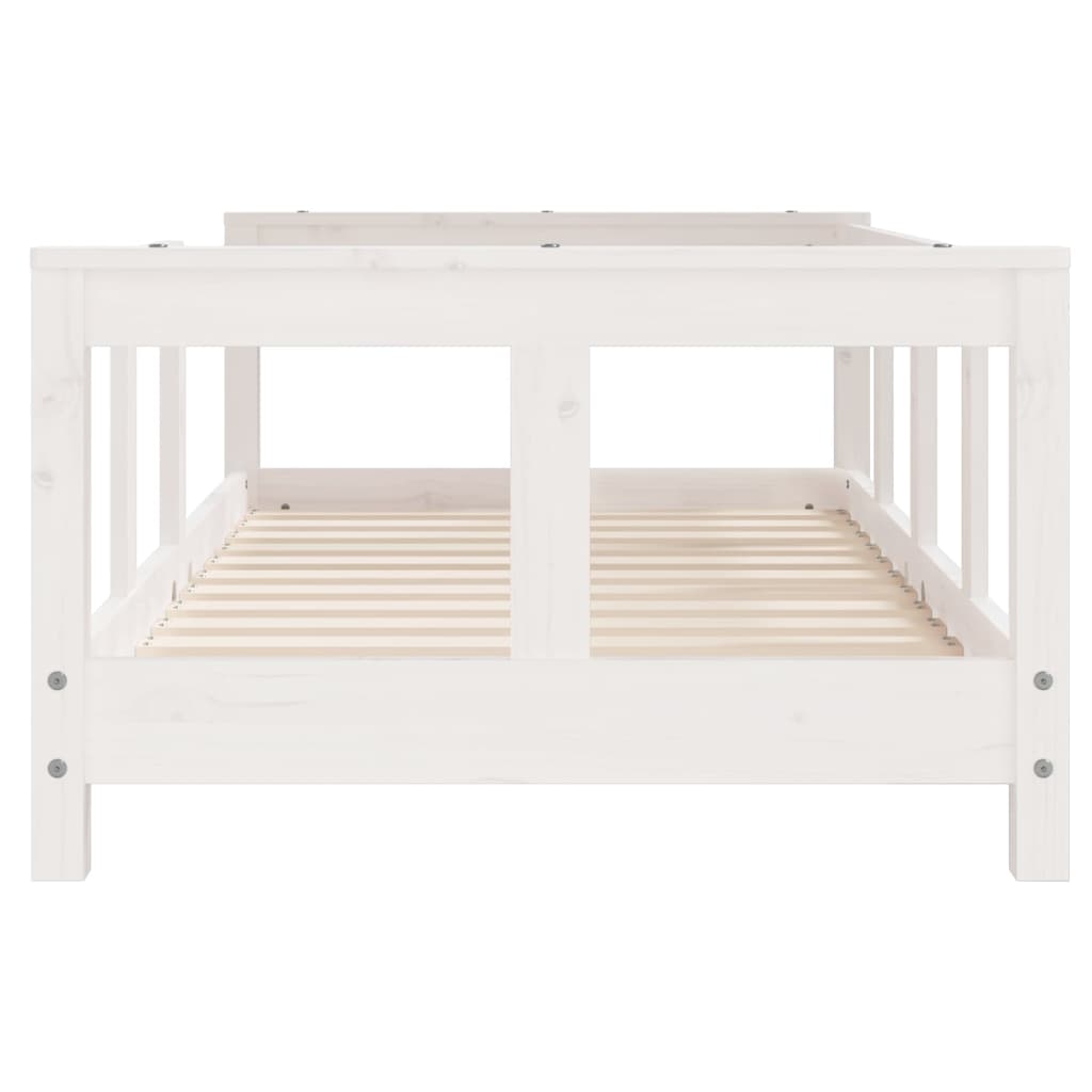 vidaXL Kids Bed Frame White 70x140 cm Solid Wood Pine