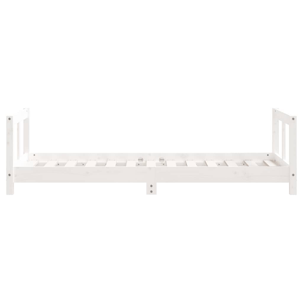 vidaXL Kids Bed Frame White 80x160 cm Solid Wood Pine