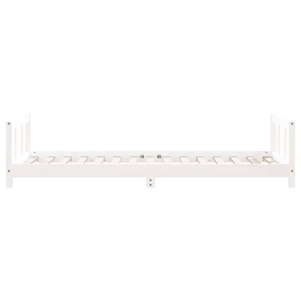 vidaXL Kids Bed Frame White 90x190 cm Solid Wood Pine