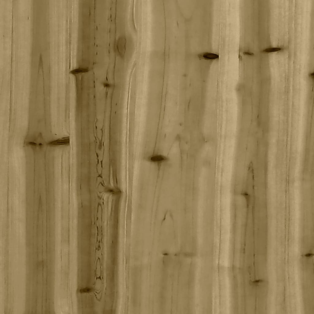 Garden Bench | Natural Wood and Galvanised Steel