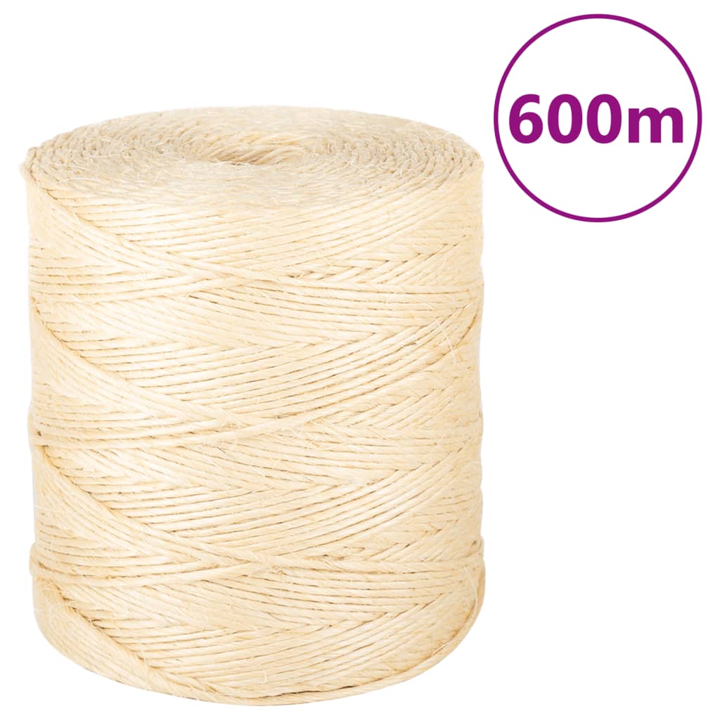 Rope 100% Sisal 2 mm 600 m