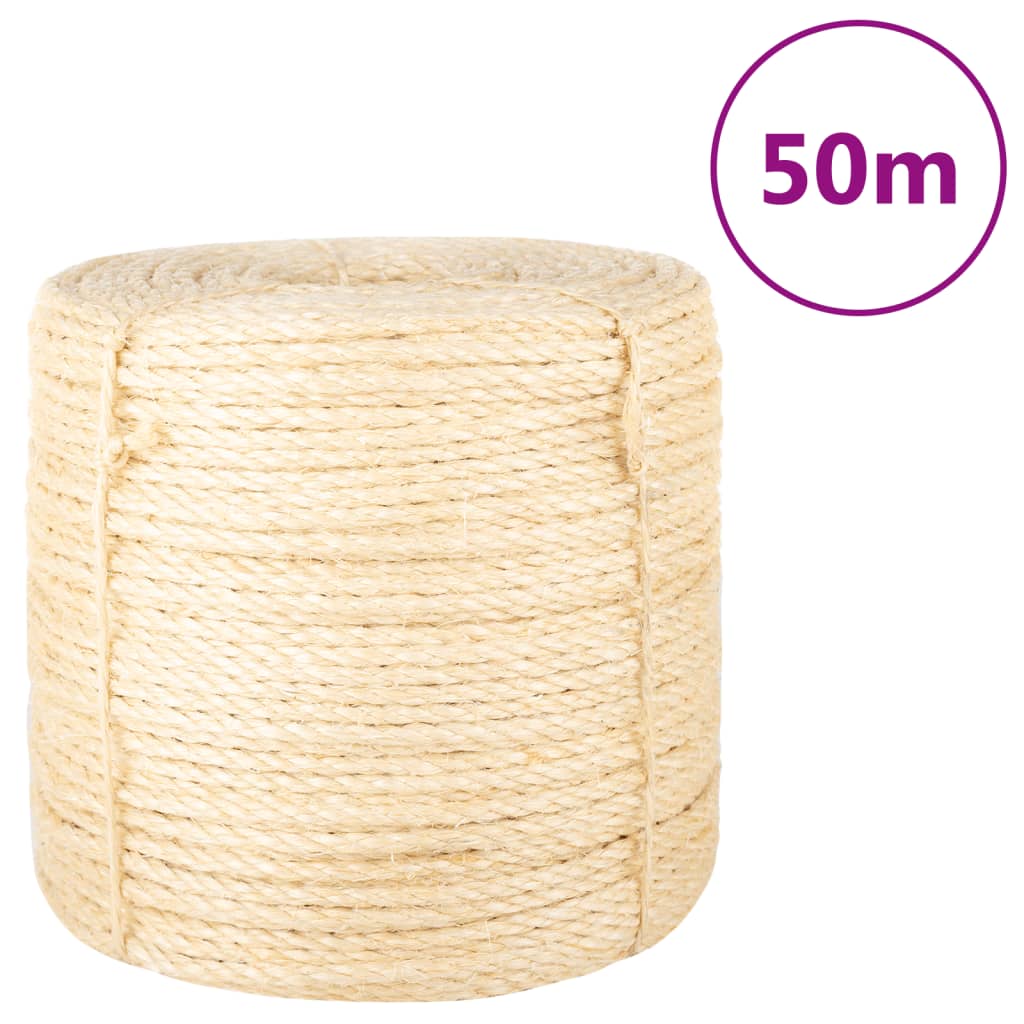 Rope 100% Sisal 6 mm 50 m