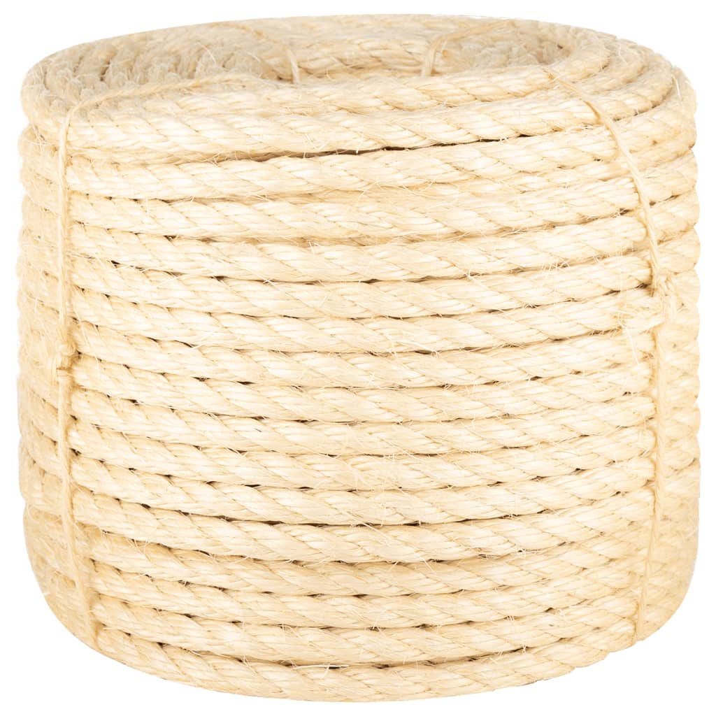 vidaXL Rope 100% Sisal 14 mm 25 m