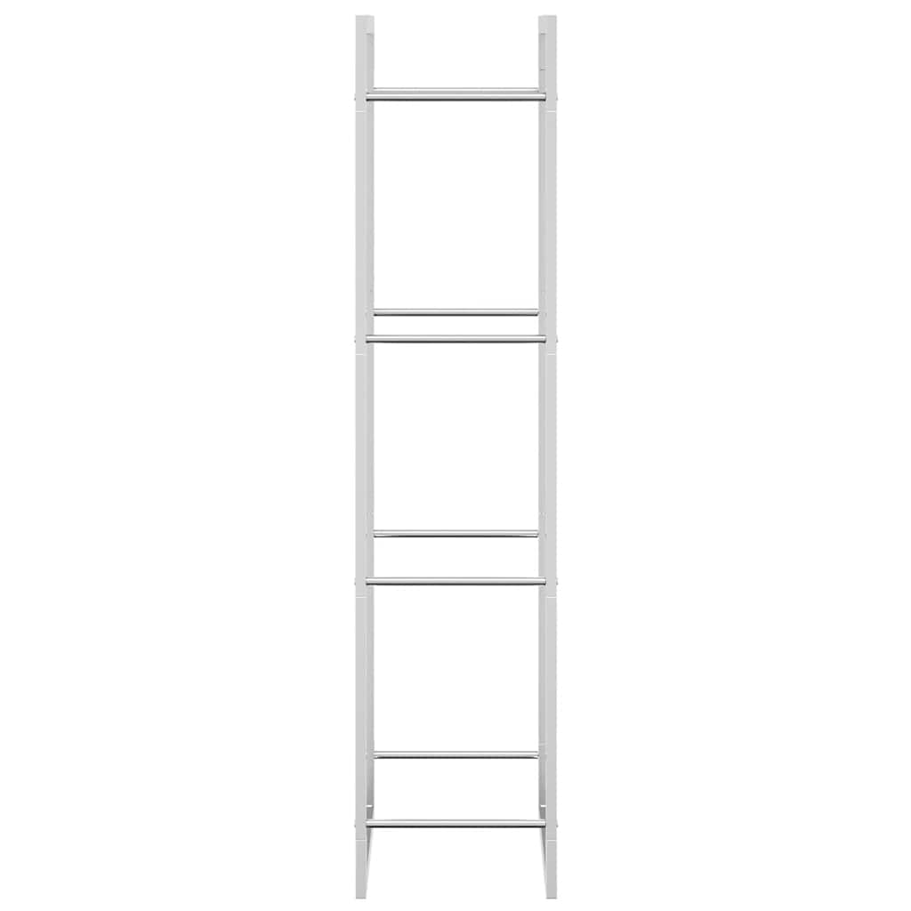 Firewood Rack 50x28x132 cm Stainless Steel