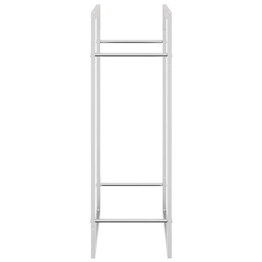 Firewood Rack 80x28x86 cm Stainless Steel
