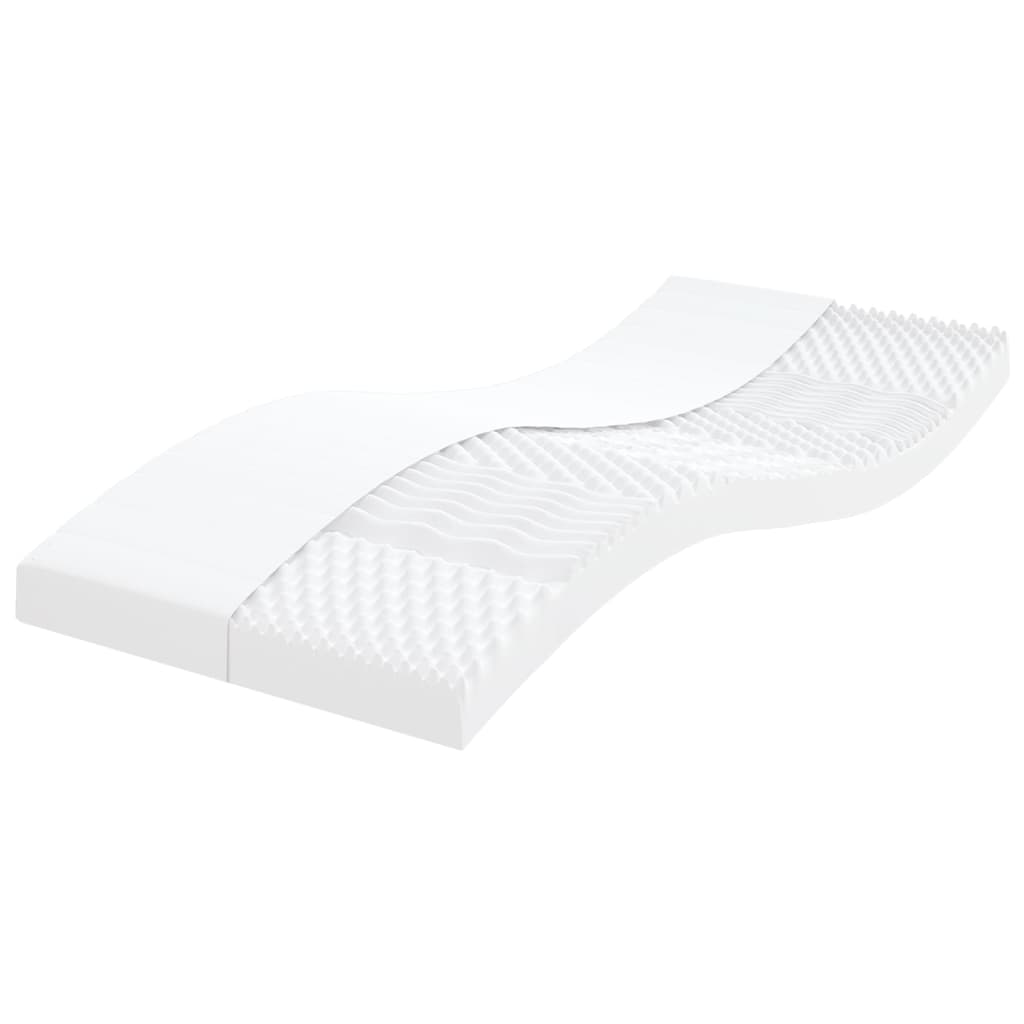 Daybed with Trundle and Mattresses Dark Grey 90x190 cm Fabric