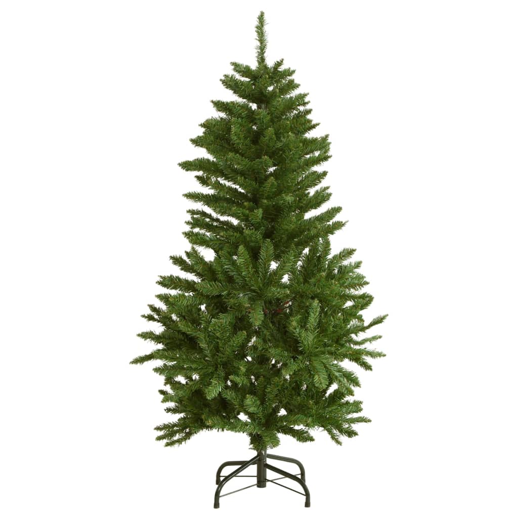 vidaXL Artificial Hinged Christmas Tree with Stand Green 120 cm