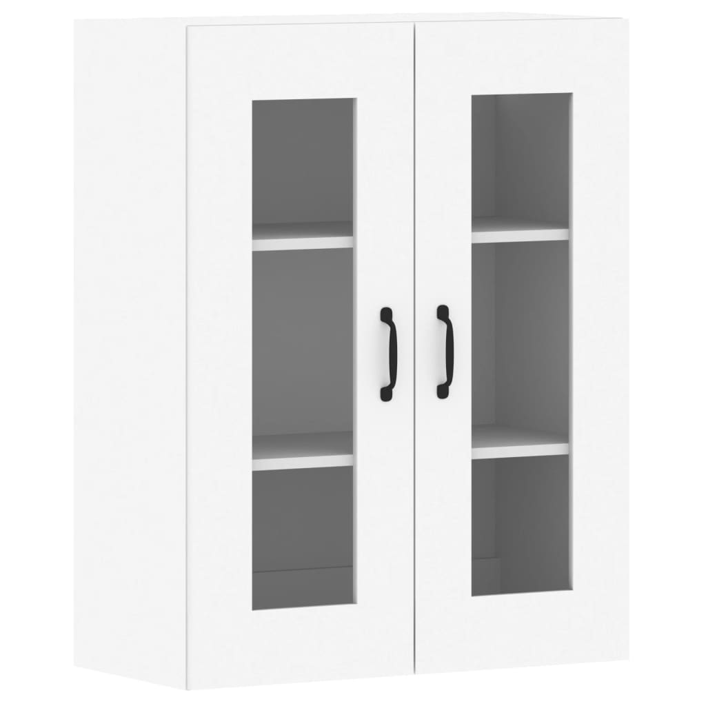 vidaXL Wall Mounted Cabinets 2 pcs White Engineered Wood