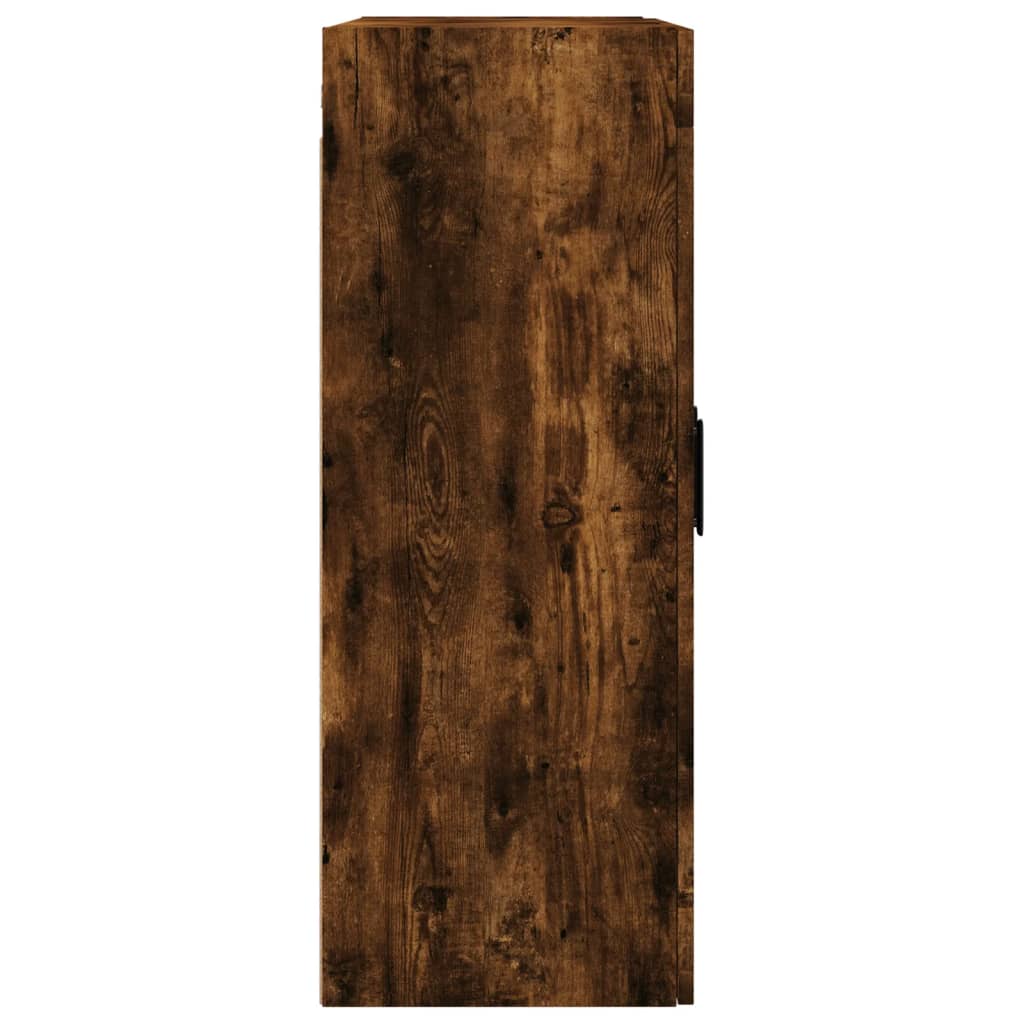 Wall Mounted Cabinets 2 pcs Smoked Oak Engineered Wood
