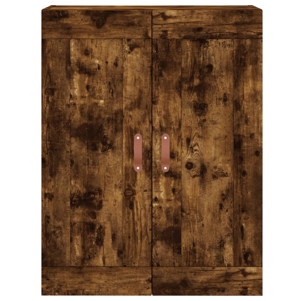 Wall Mounted Cabinets 2 pcs Smoked Oak Engineered Wood