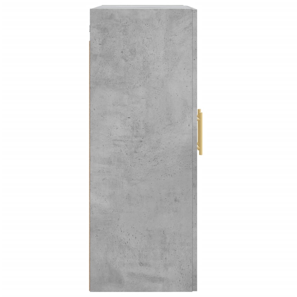 Wall Mounted Cabinets 2 pcs Concrete Grey Engineered Wood