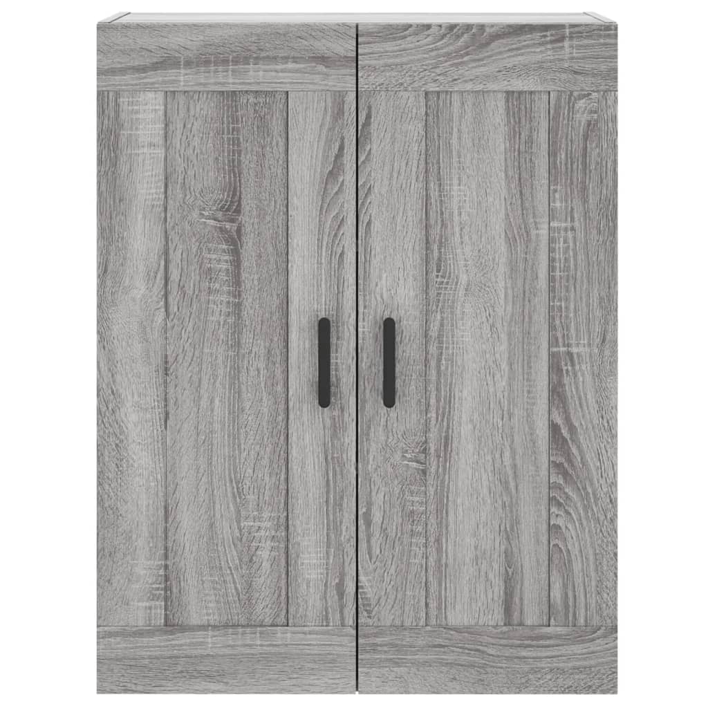 vidaXL Wall Mounted Cabinets 2 pcs Grey Sonoma Engineered Wood