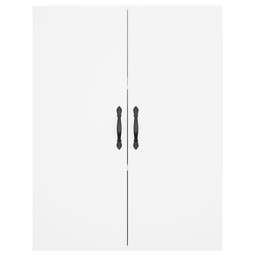 Highboard White 69,5x34x180 cm Engineered Wood