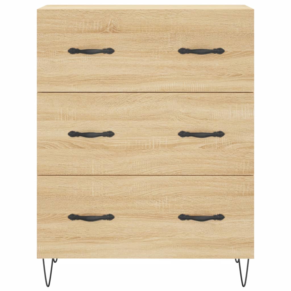 Highboard Sonoma Oak 69,5x34x180 cm Engineered Wood