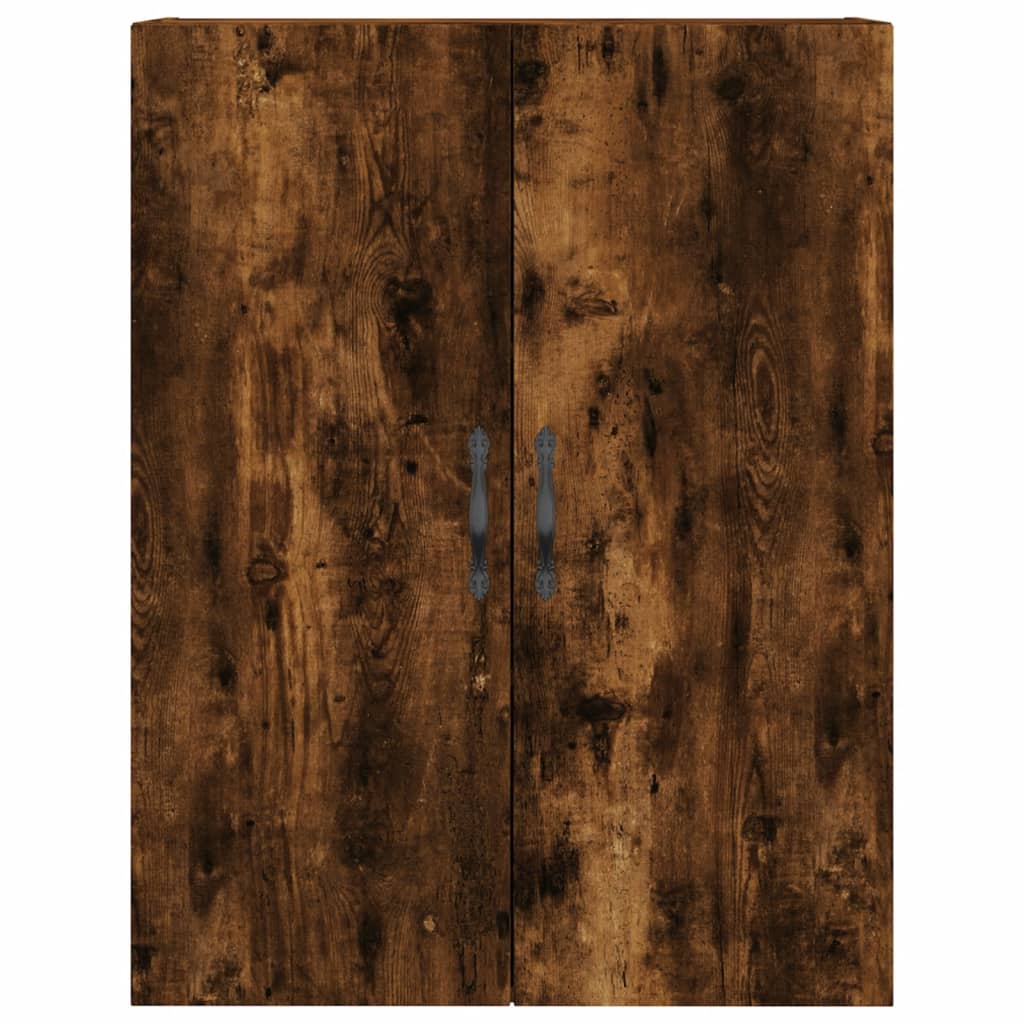 Highboard Smoked Oak 69,5x34x180 cm Engineered Wood