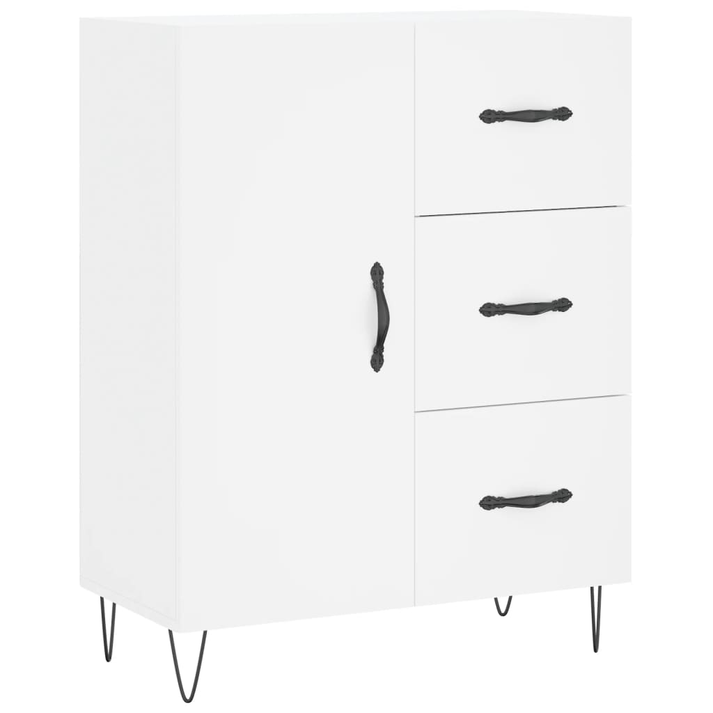 vidaXL Highboard White 69.5x34x180 cm Engineered Wood