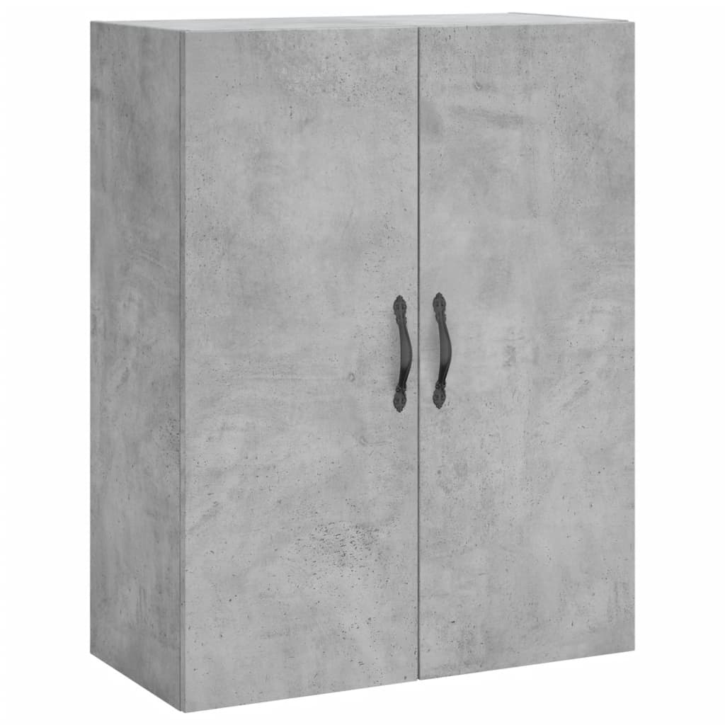 Highboard Concrete Grey 69,5x34x180 cm Engineered Wood