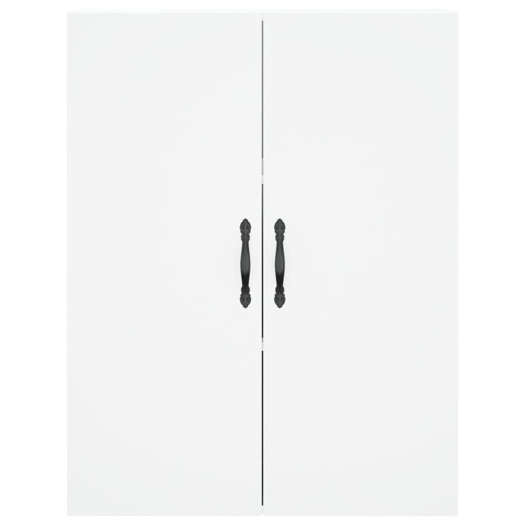 Highboard White 69,5x34x180 cm Engineered Wood