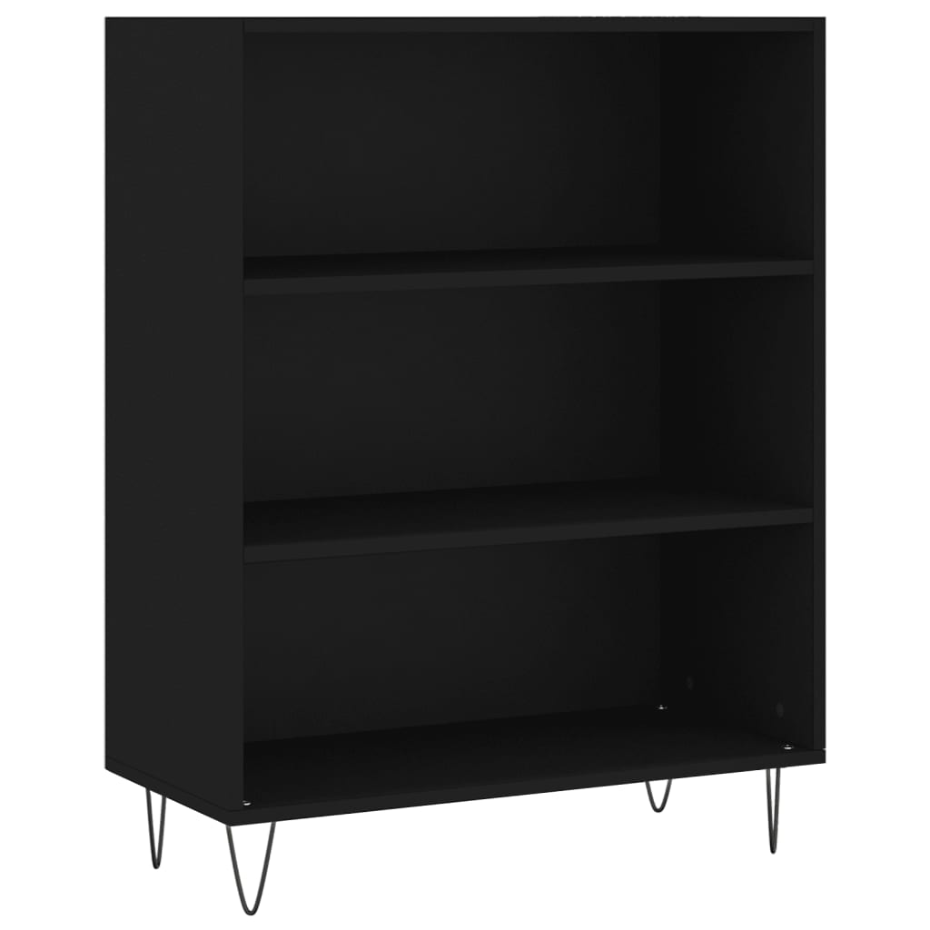 vidaXL Highboard Black 69.5x34x180 cm Engineered Wood