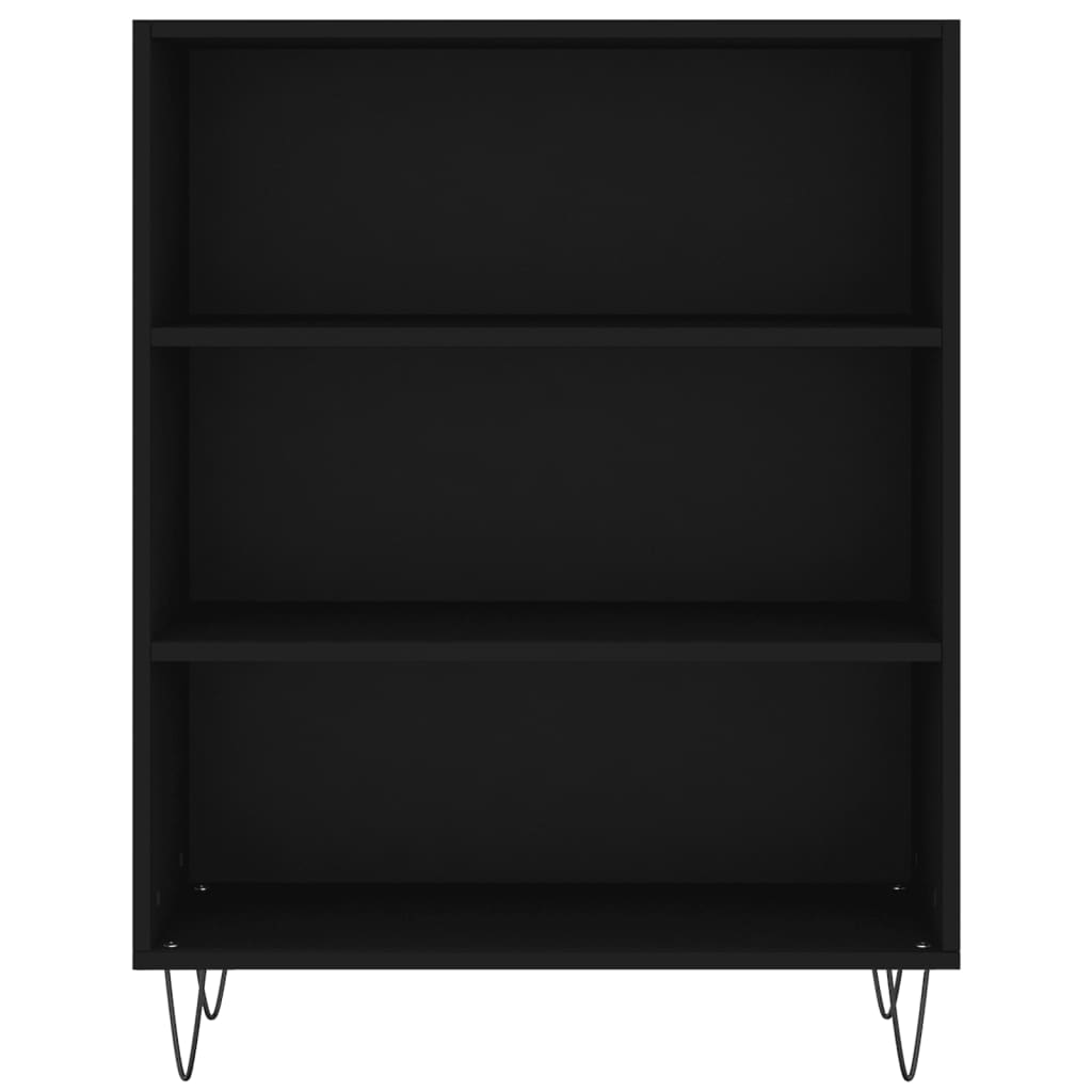 vidaXL Highboard Black 69.5x34x180 cm Engineered Wood