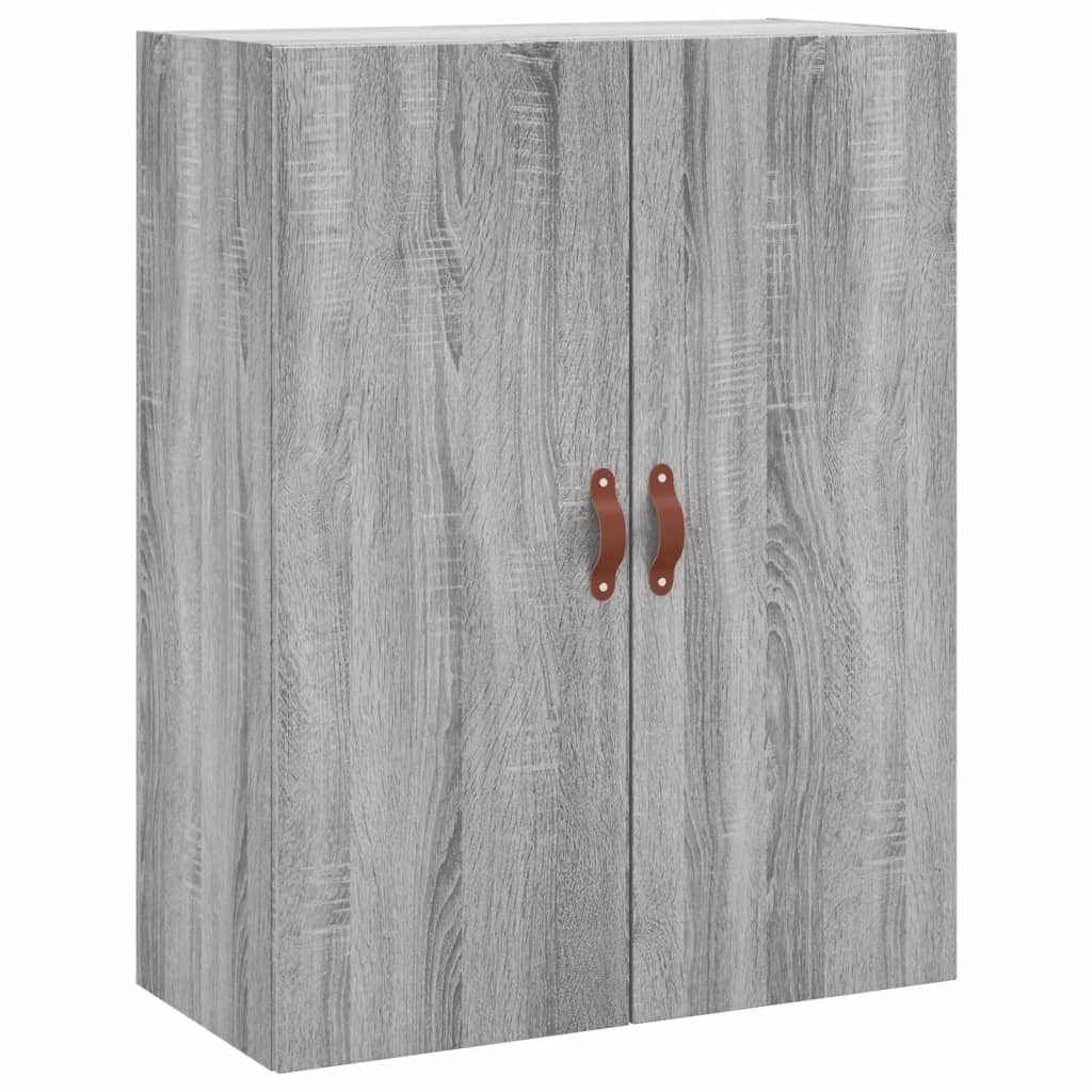 Highboard Grey Sonoma 69,5x34x180 cm Engineered Wood