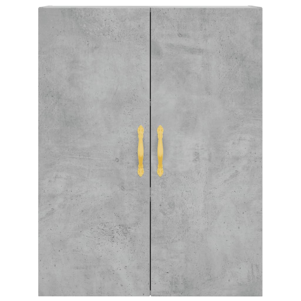 Highboard Concrete Grey 69,5x34x180 cm Engineered Wood