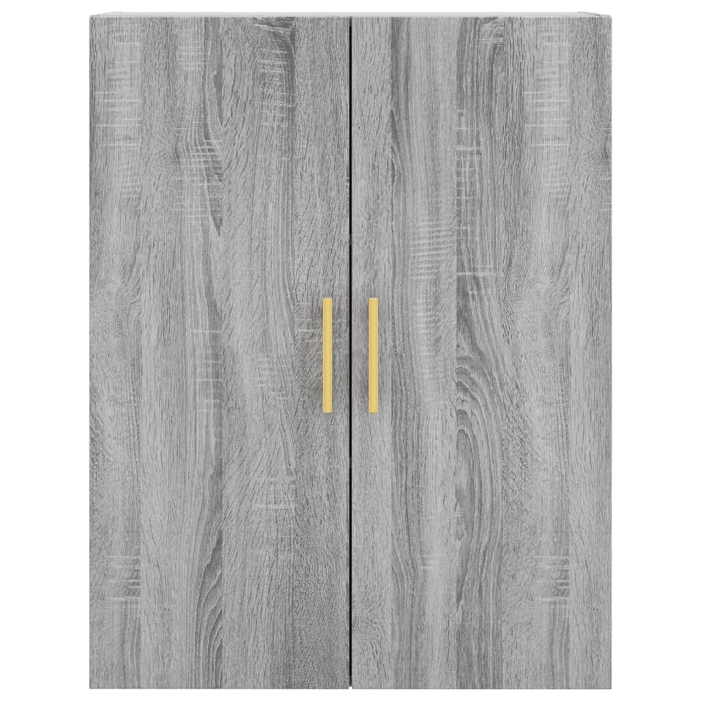 Highboard Grey Sonoma 69,5x34x180 cm Engineered Wood