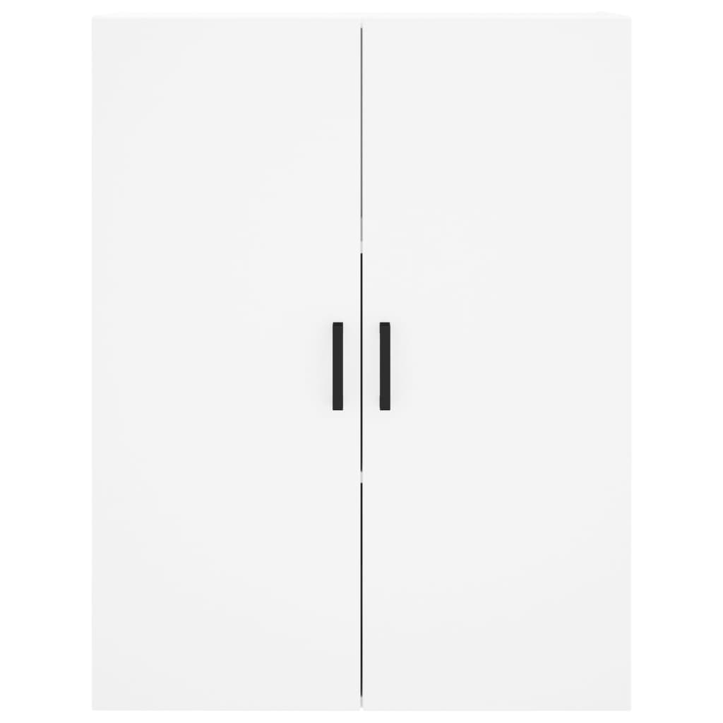 Highboard White 69.5x34x180 cm Engineered Wood