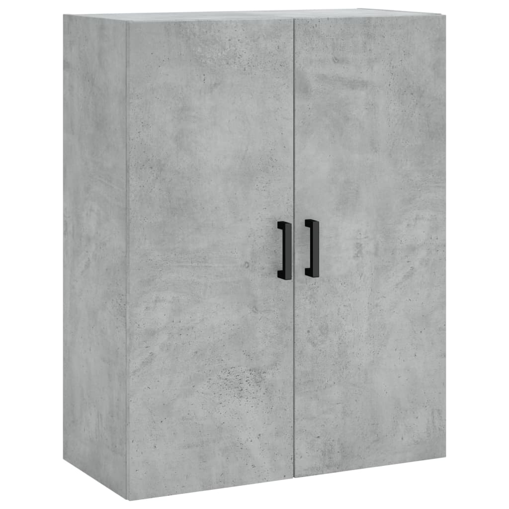 Highboard Concrete Grey 69,5x34x180 cm Engineered Wood