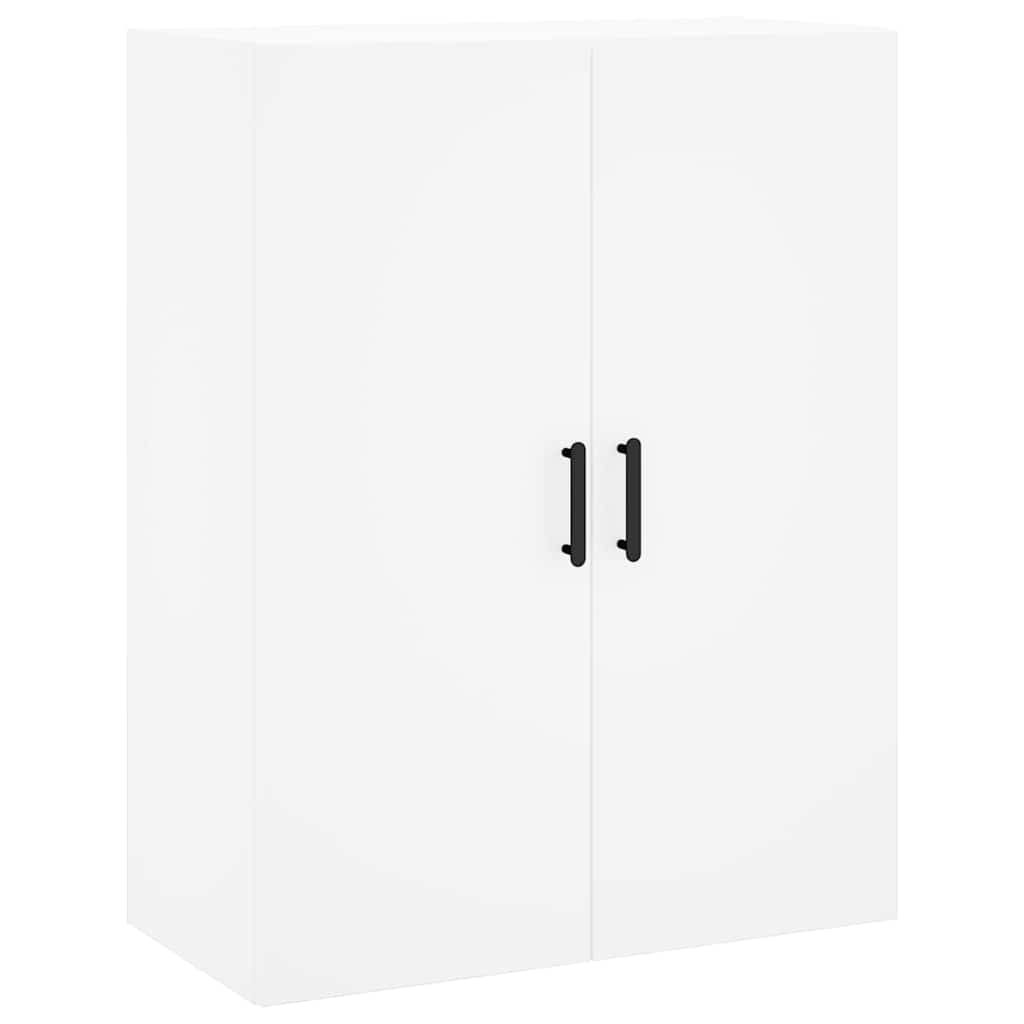 Highboard White 69,5x34x180 cm Engineered Wood