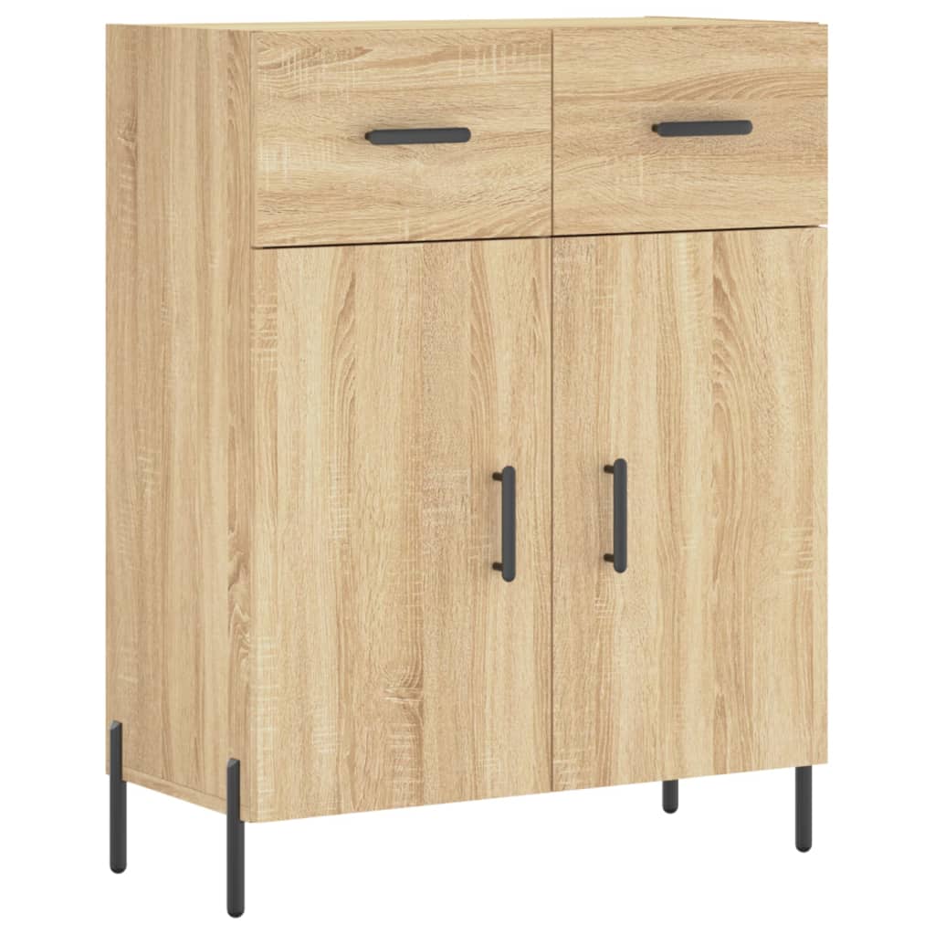 Highboard Sonoma Oak 69,5x34x180 cm Engineered Wood