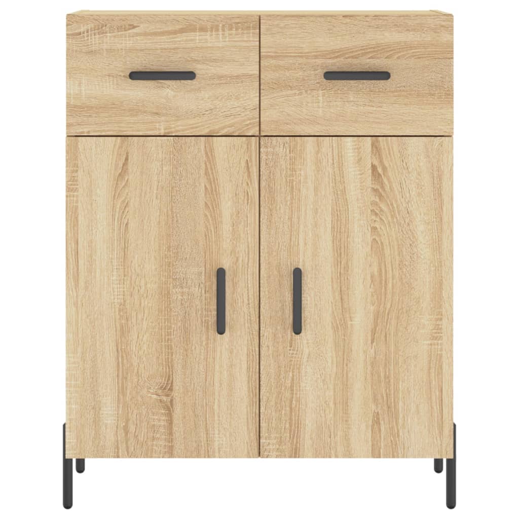 Highboard Sonoma Oak 69,5x34x180 cm Engineered Wood