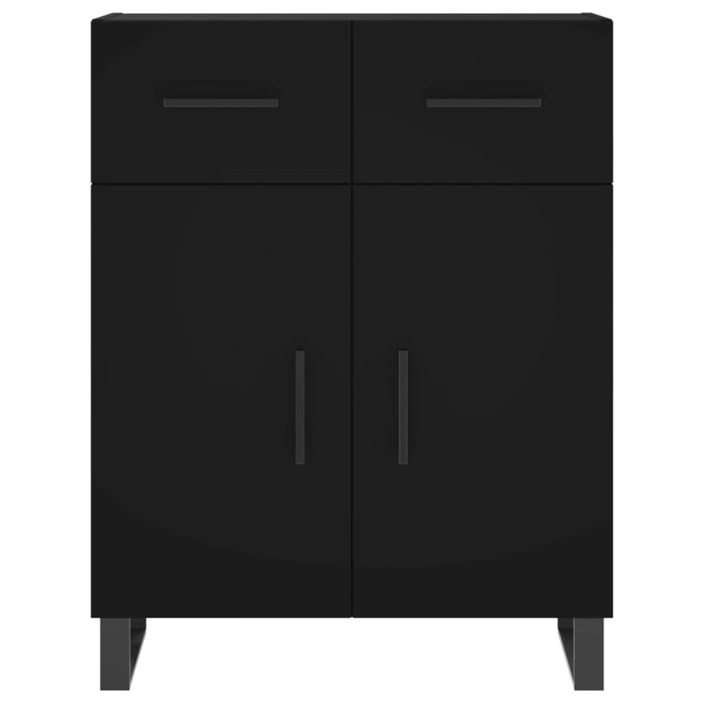 vidaXL Highboard Black 69.5x34x180 cm Engineered Wood