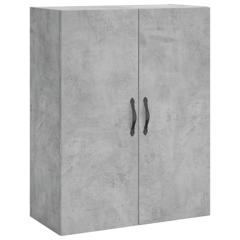 Highboard Concrete Grey 69,5x34x180 cm Engineered Wood