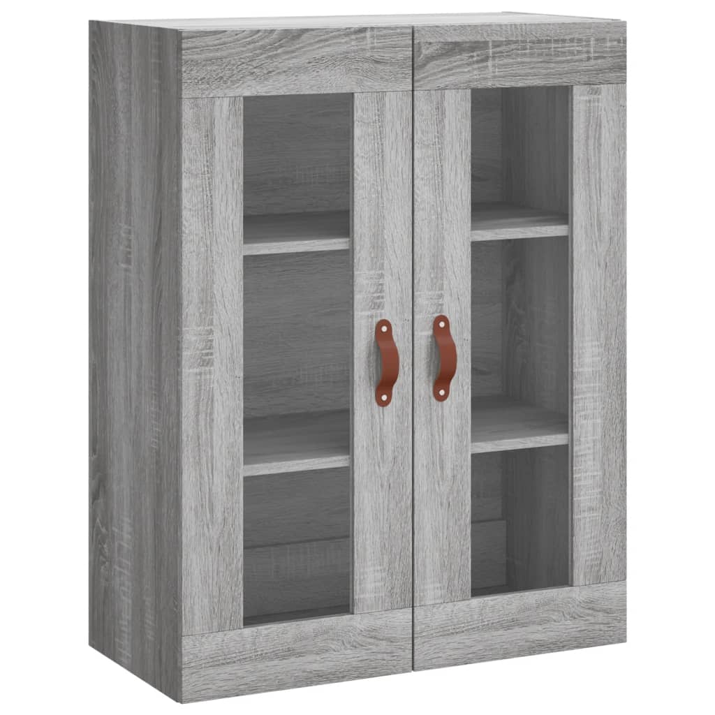 Highboard Grey Sonoma 69,5x34x180 cm Engineered Wood
