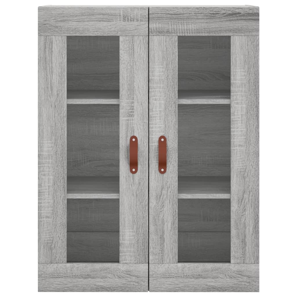 Highboard Grey Sonoma 69,5x34x180 cm Engineered Wood