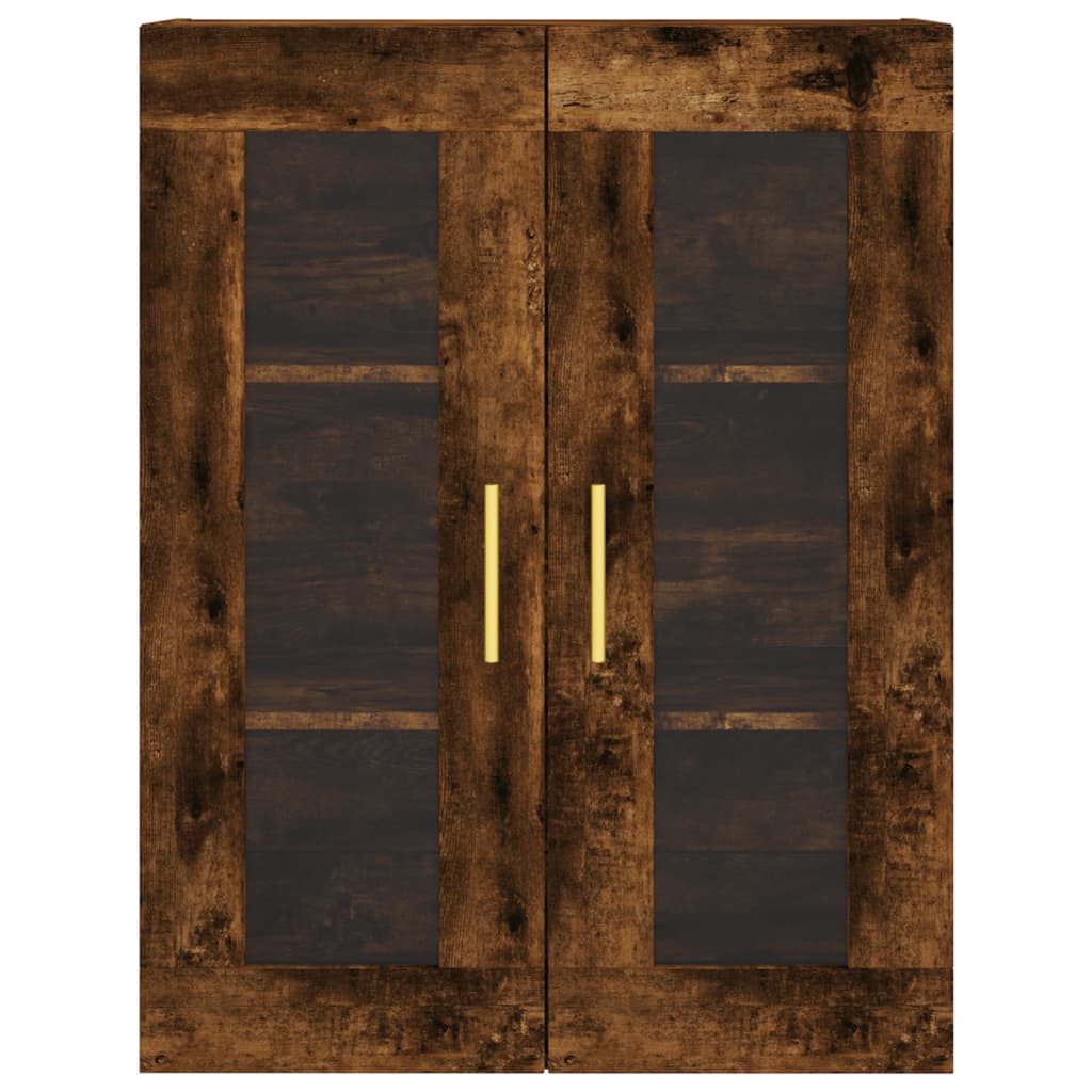 Highboard Smoked Oak 69,5x34x180 cm Engineered Wood