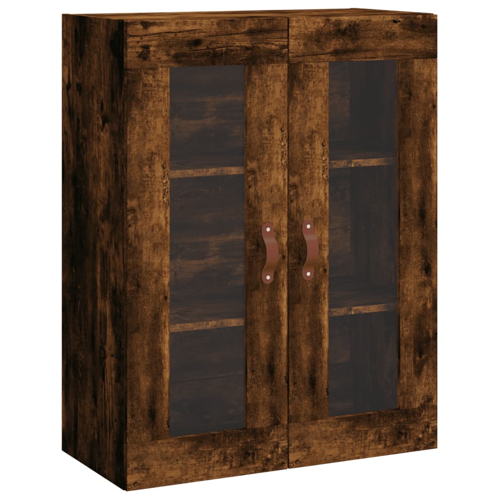Highboard Smoked Oak 69,5x34x180 cm Engineered Wood