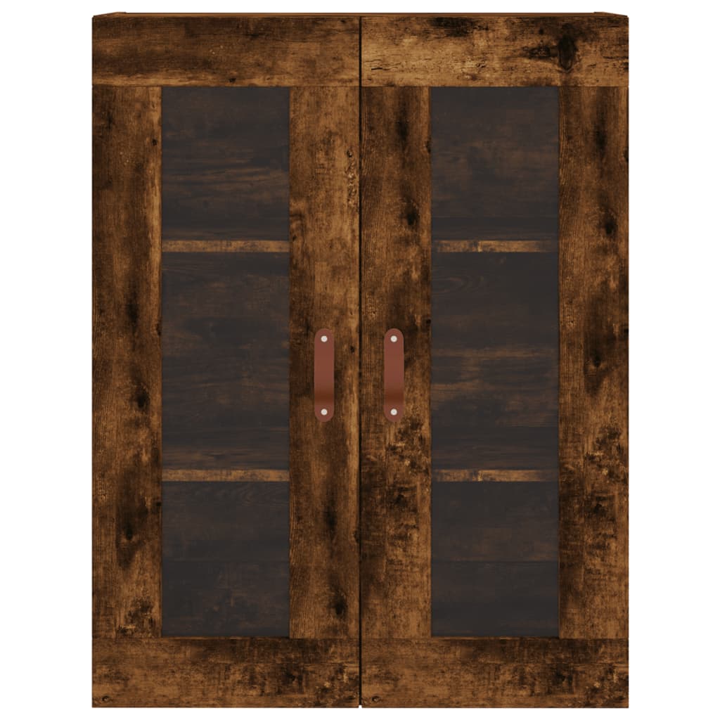 Highboard Smoked Oak 69,5x34x180 cm Engineered Wood
