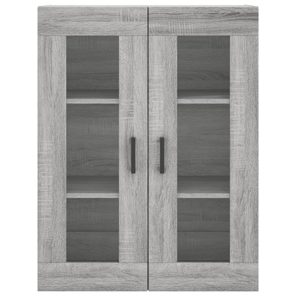 Highboard Grey Sonoma 69,5x34x180 cm Engineered Wood