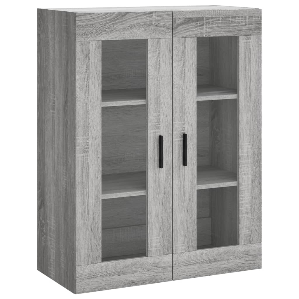 Highboard Grey Sonoma 69,5x34x180 cm Engineered Wood