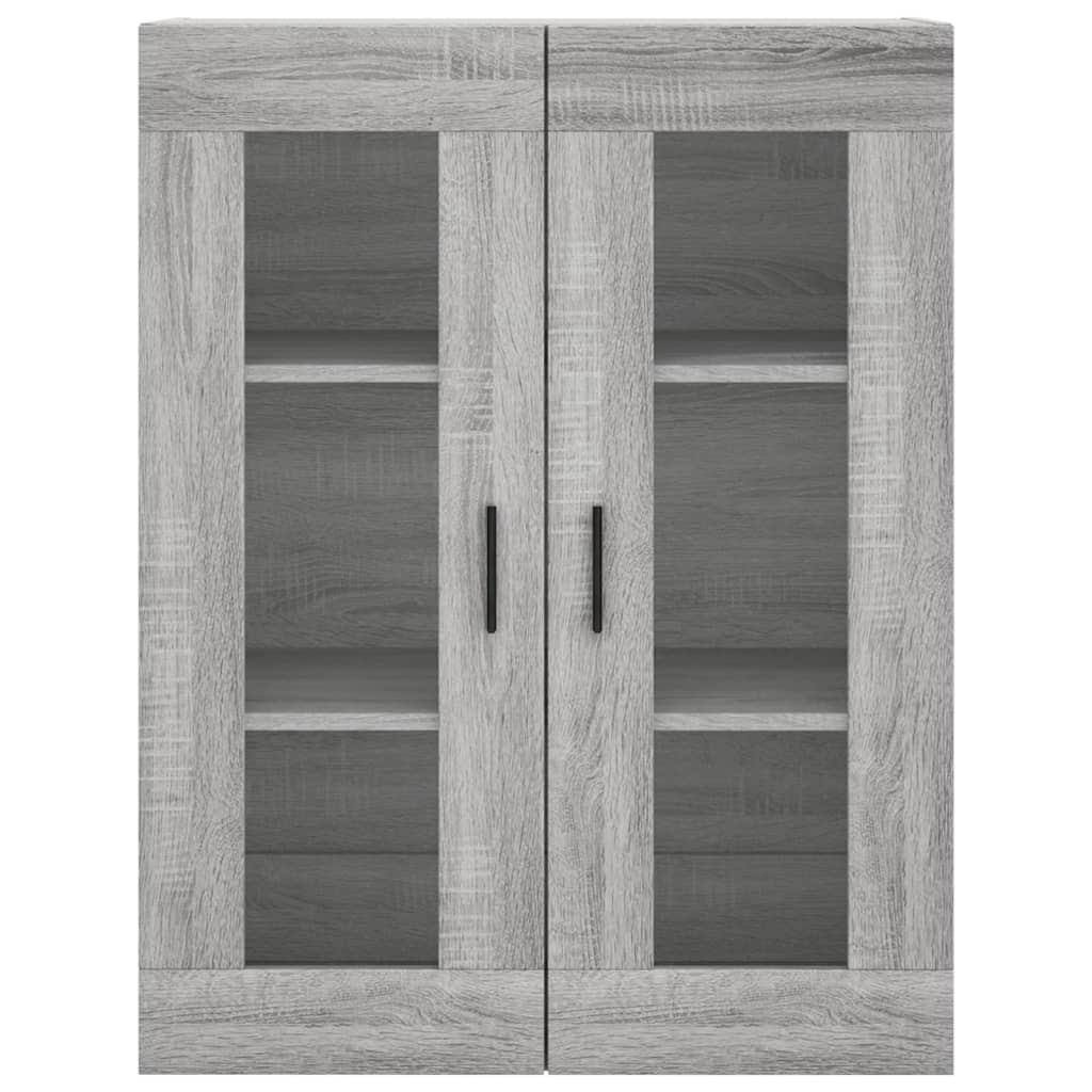 Highboard Grey Sonoma 69,5x34x180 cm Engineered Wood