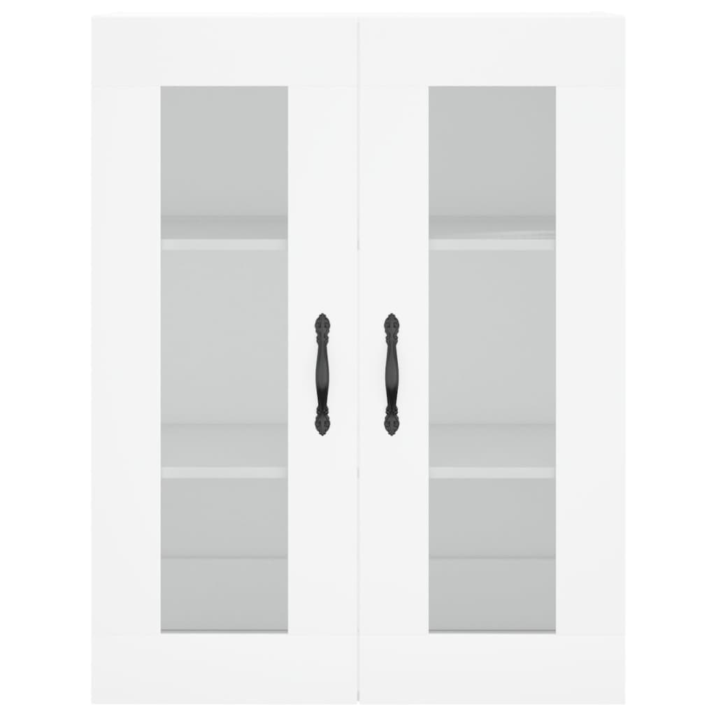 Highboard White 69,5x34x180 cm Engineered Wood
