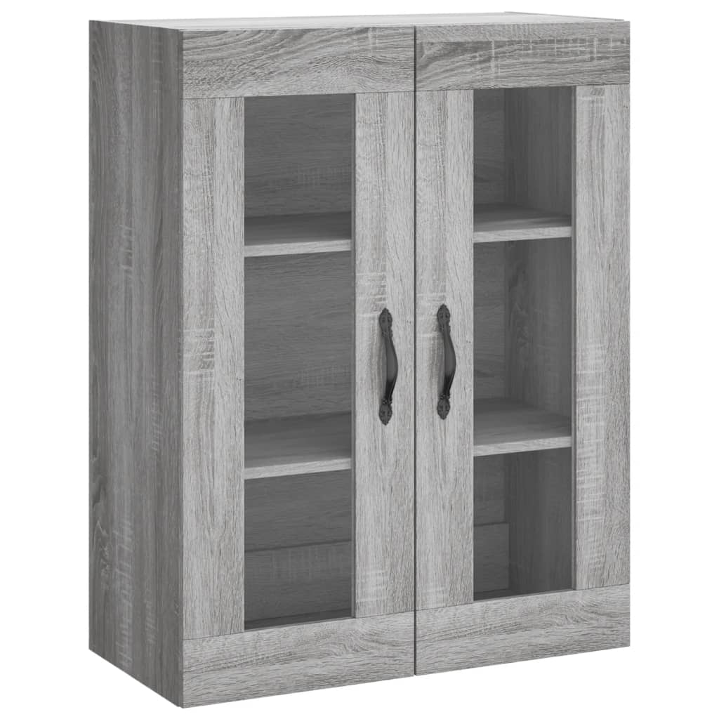 Highboard Grey Sonoma 69,5x34x180 cm Engineered Wood