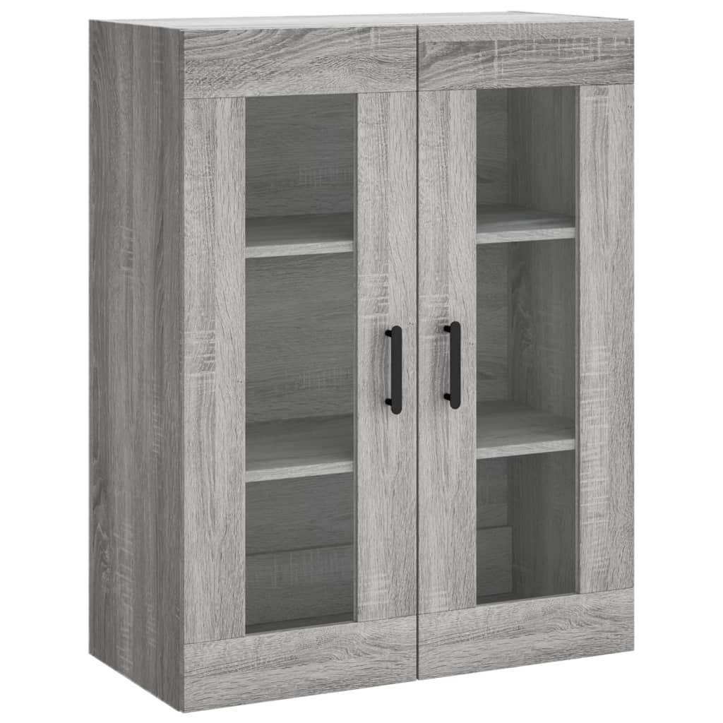 vidaXL Highboard Grey Sonoma 69.5x34x180 cm Engineered Wood