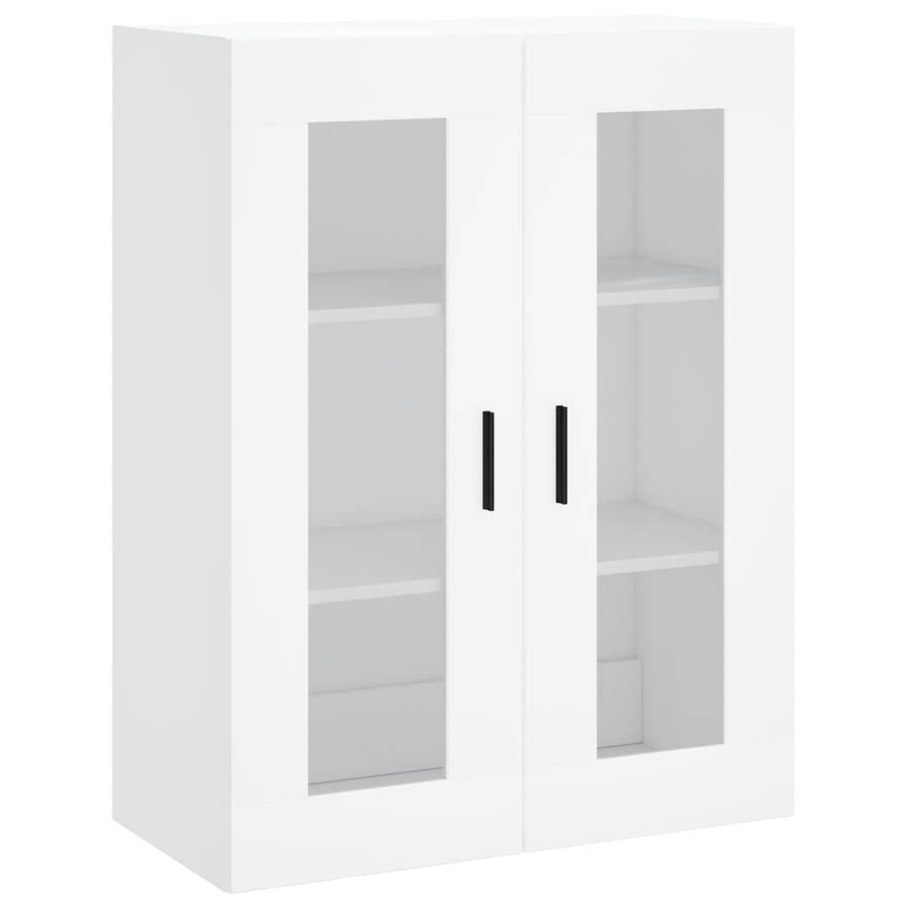 Highboard White 69,5x34x180 cm Engineered Wood