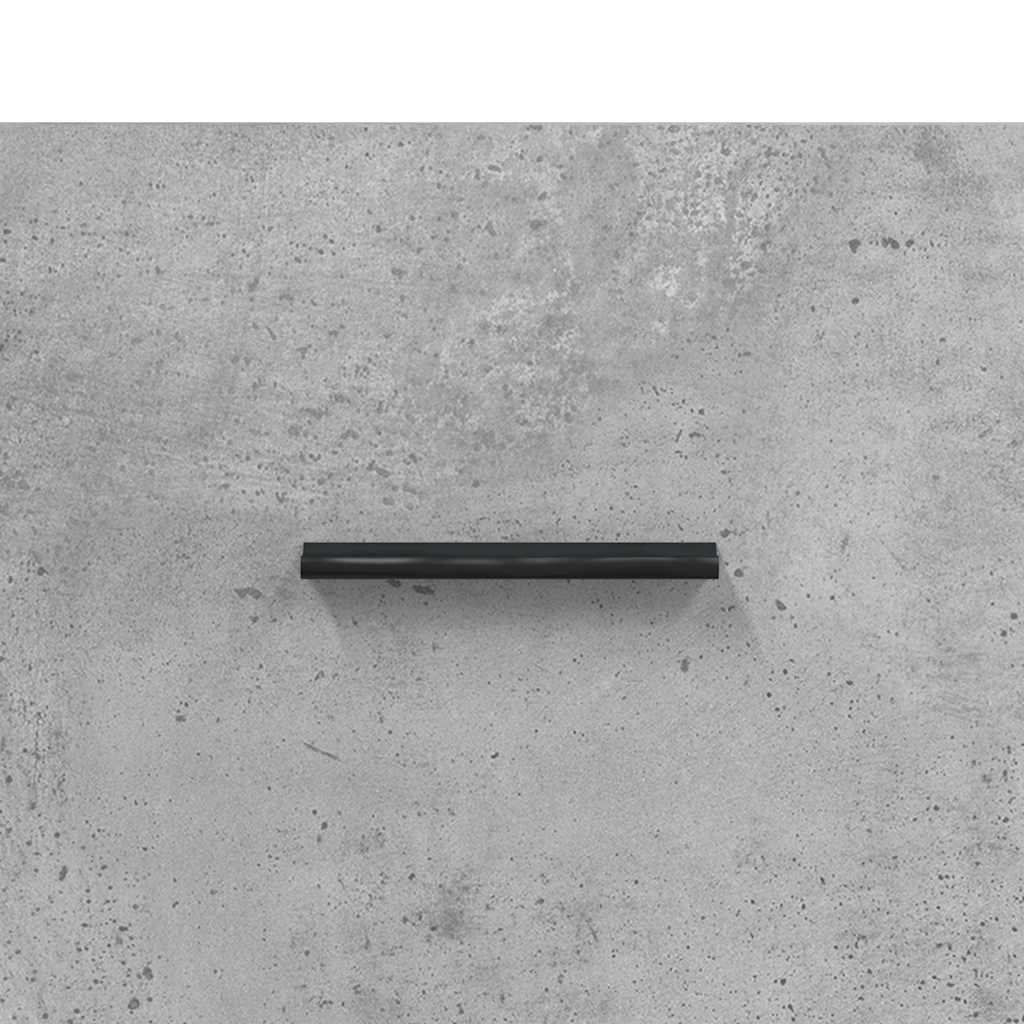 Highboard Concrete Grey 69,5x34x180 cm Engineered Wood